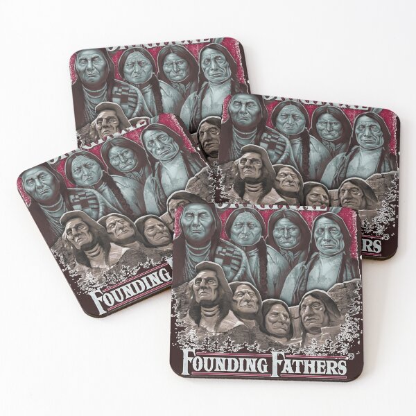 Item preview, The Original Founding Fathers Mount Rushmore  Native American Indian Classic T-Shirt designed and sold by SHUSUN.