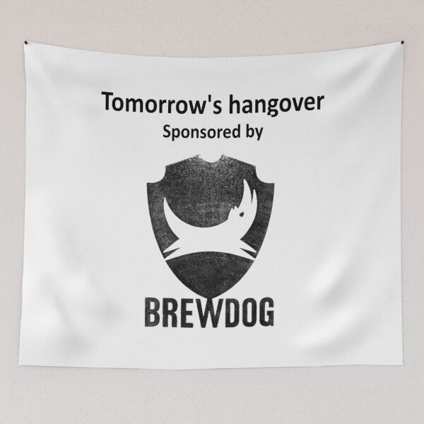 Item preview, Tomorrows hangover sponsored by Brewdog designed and sold by TeeWort.