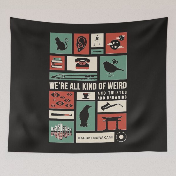 Item preview, Haruki Murakami designed and sold by MathewKilleb.