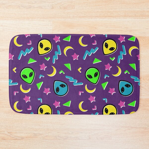 Item preview, 90s Geometric Alien - Purple and Neon designed and sold by 90sAlien.
