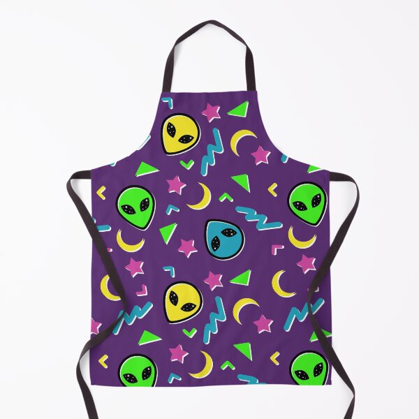 Item preview, 90s Geometric Alien - Purple and Neon designed and sold by 90sAlien.