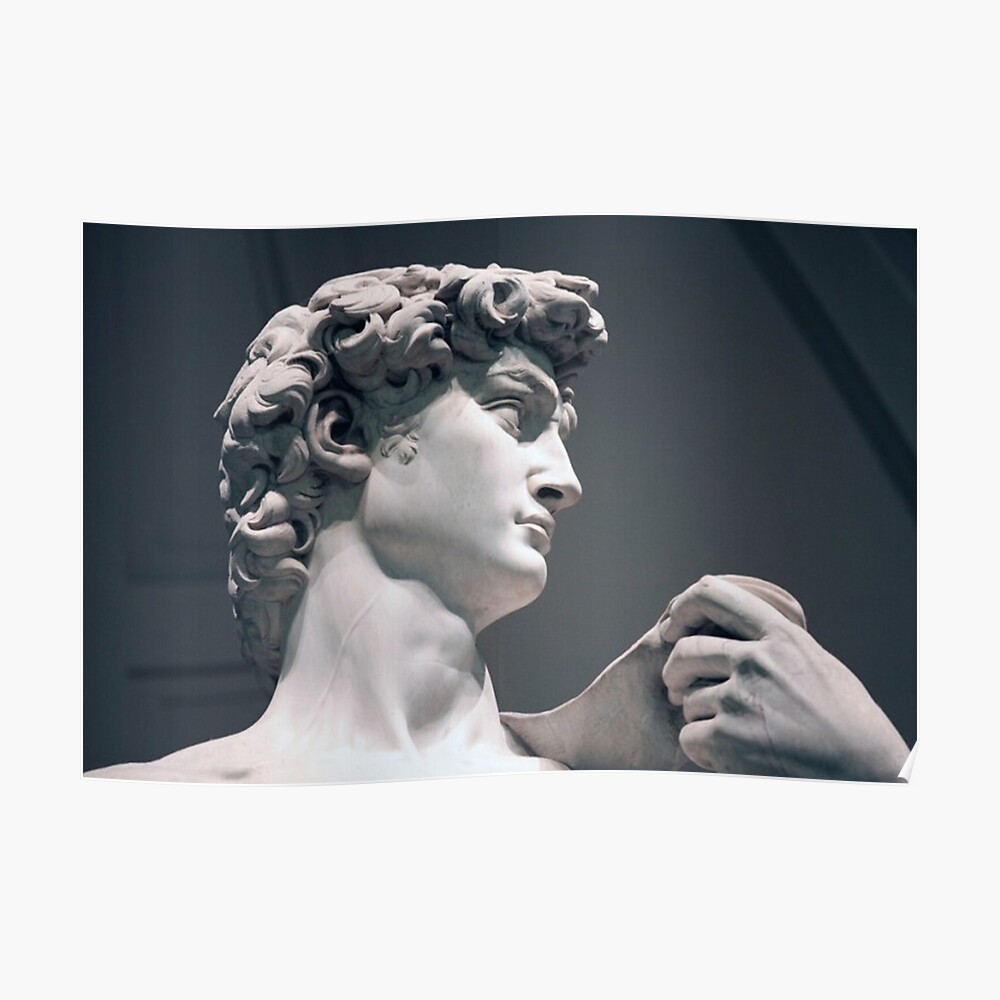 "Michelangelo // David" Poster von alessiapaps Redbubble