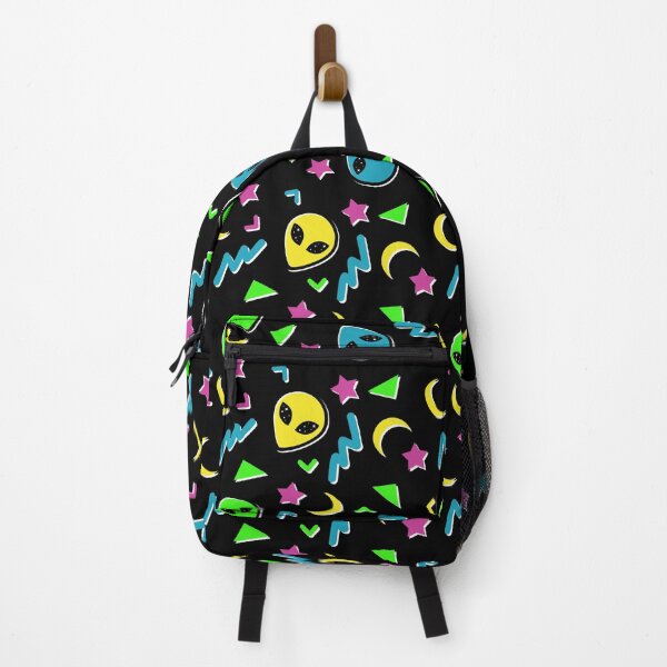 Item preview, 90s Geometric Alien - Black and Neon designed and sold by 90sAlien.