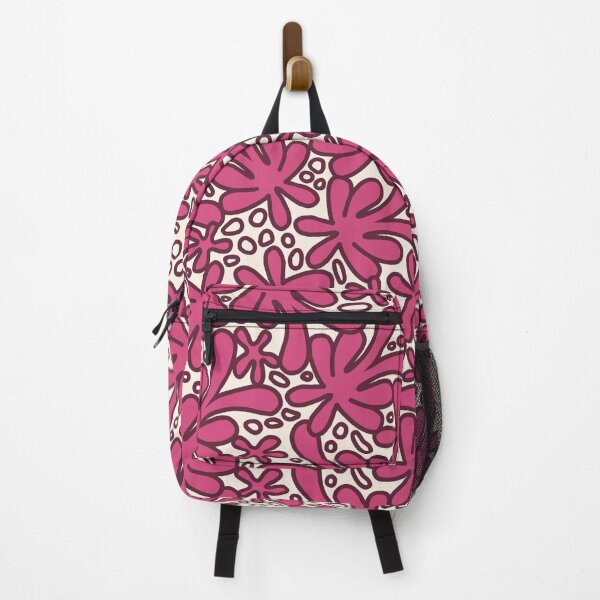 Item preview, Modern abstract Matisse inspired design in beautiful dusky pink and burgundy on a off white background designed and sold by FrancesPoff.