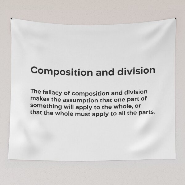 Item preview, Composition and division black designed and sold by EdimQuotes.