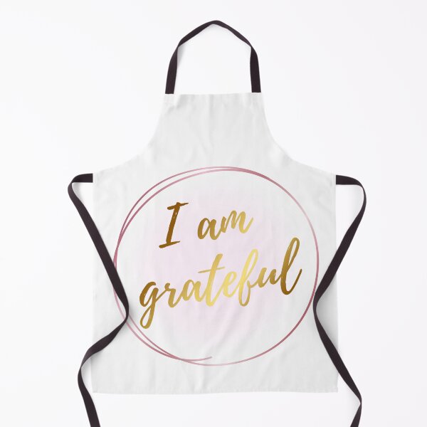 Item preview, I Am Grateful Mantra Pink and Gold Silhouette Design designed and sold by TacoRose.