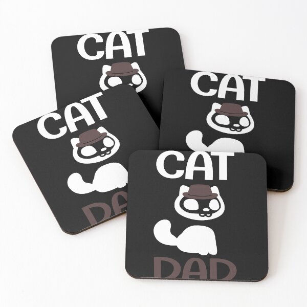 Item preview, cat dad designed and sold by Toonify4U.