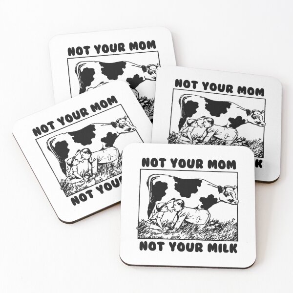 Item preview, Not Your Mom Not Your Milk VEGAN funny designed and sold by NcQuond.