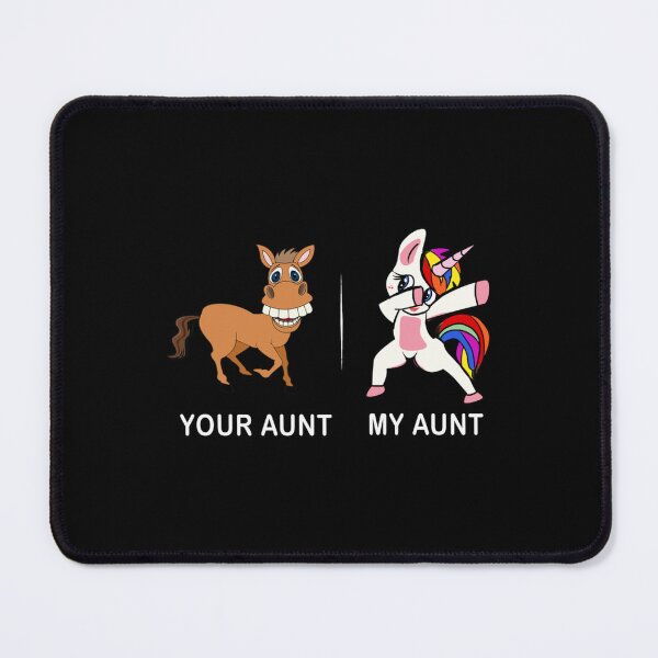 Item preview, Your Aunt My Aunt Funny Cute dabbing Unicorn Tshirt designed and sold by NcQuond.
