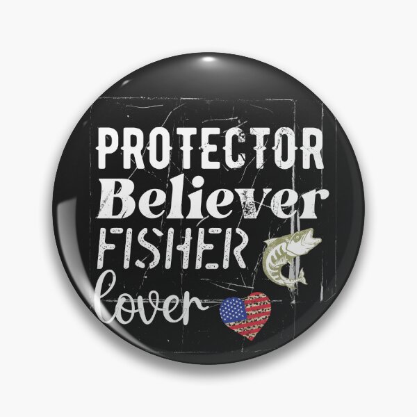 Item preview, Protector, believer, fisher and lover Father's day design. designed and sold by cocochi.