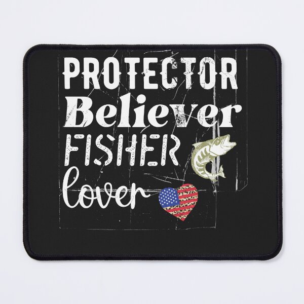 Item preview, Protector, believer, fisher and lover Father's day design. designed and sold by cocochi.