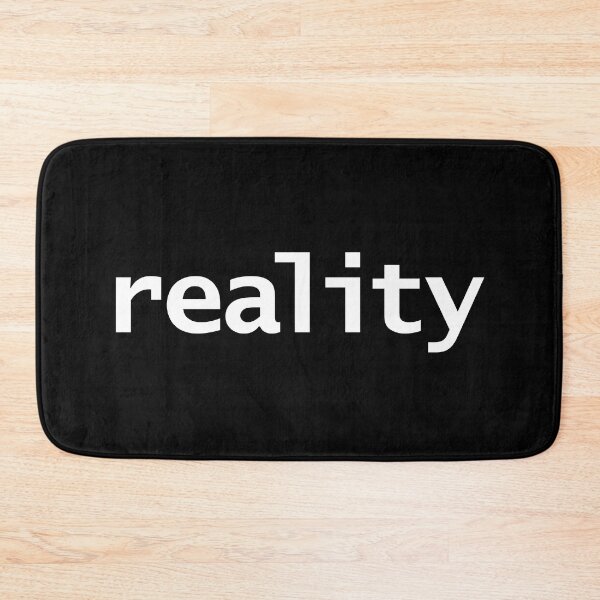 Item preview, Reality Typography White Text designed and sold by ellenhenry.