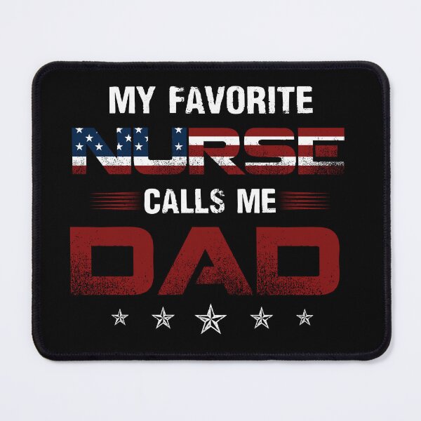 Item preview, Cool Dad Nurse Daughter American Flag Fathers Day Nursing Nursery designed and sold by adsmod.