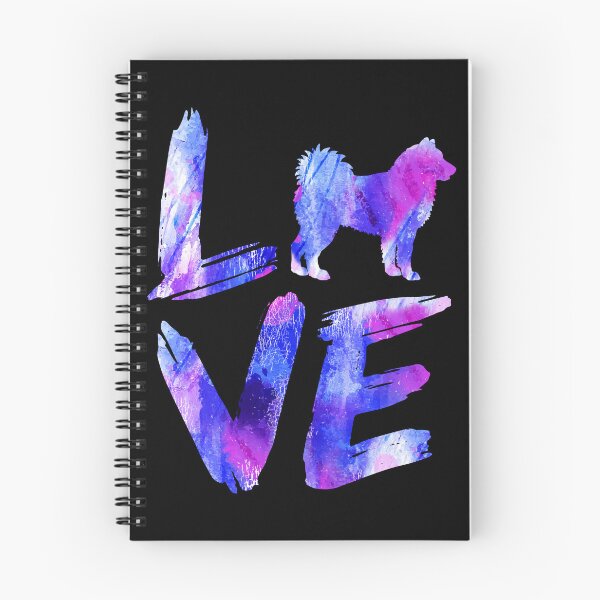 Aperçu de l'œuvre Alaskan Malamute Love Watercolor Design créée et vendue par rafaeltto.