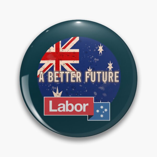 Item preview, Australian Labor Party  a better future  Australian map retro    designed and sold by ModernWildlife.