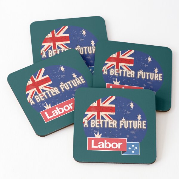 Item preview, Australian Labor Party  a better future  Australian map retro    designed and sold by ModernWildlife.