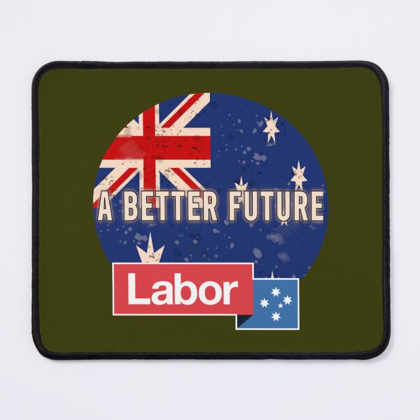 Item preview, Australian Labor Party  a better future  Australian map retro    designed and sold by ModernWildlife.