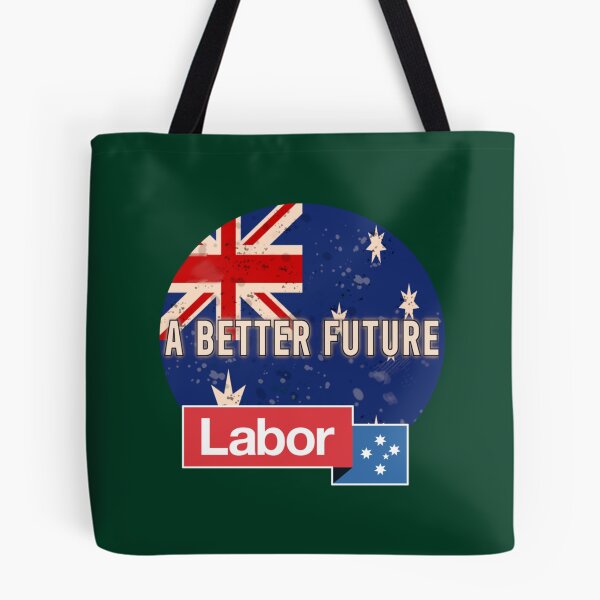 Item preview, Australian Labor Party  a better future  Australian map retro    designed and sold by ModernWildlife.
