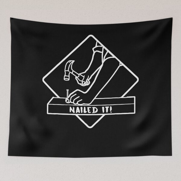 Item preview, Nailed It, Funny Woodworker Carpenter Novelty  designed and sold by TARABENNIE01.