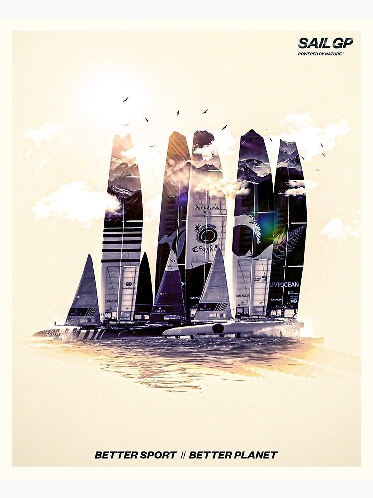 "Better sport better SailGP poster" Poster for Sale by heymate Redbubble