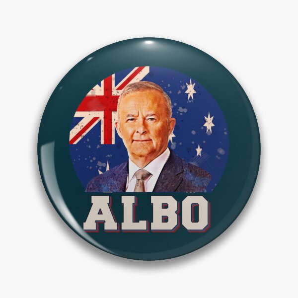 Item preview, Australian Labor Party  albo  Australian flag retro   designed and sold by ModernWildlife.