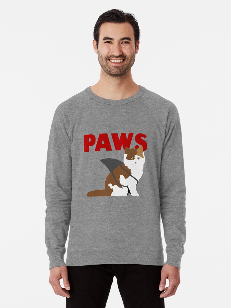 paws sweatshirt jaws