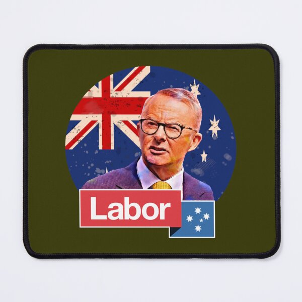 Item preview, Australian Labor Party  Anthony Albanese  Australian flag retro 2022   designed and sold by ModernWildlife.