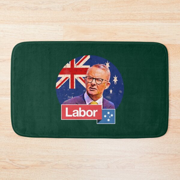 Item preview, Australian Labor Party  Anthony Albanese  Australian flag retro 2022   designed and sold by ModernWildlife.