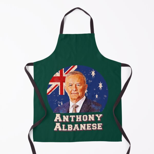 Item preview, Australian Labor Party Anthony Albanese Australian flag retro designed and sold by ModernWildlife.