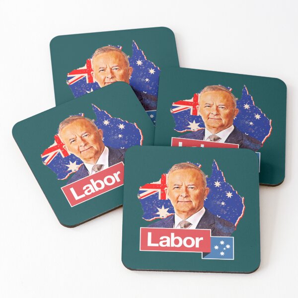 Item preview, Australian Labor Party  Anthony Albanese  Australian map retro    designed and sold by ModernWildlife.