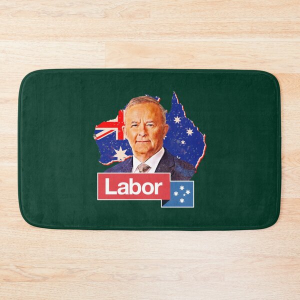 Item preview, Australian Labor Party  Anthony Albanese  Australian map retro    designed and sold by ModernWildlife.