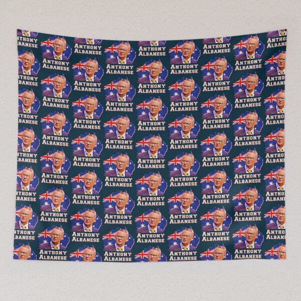Item preview, Australian Labor Party  Anthony Albanese  Australian map retro 2022    designed and sold by ModernWildlife.