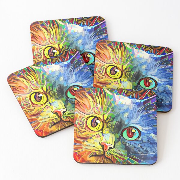 Item preview,  Abstract Cat Mother - Digital Graphic Color designed and sold by Bela Ambrus.
