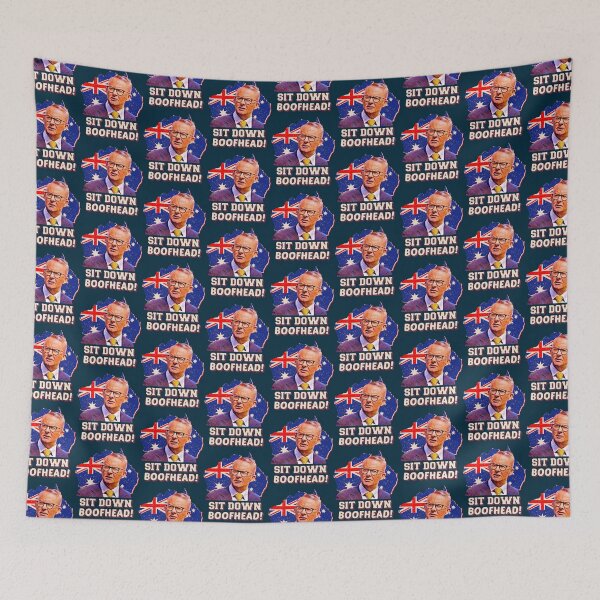 Item preview, Australian Labor Party  sit down boofhead  Australian map retro   designed and sold by ModernWildlife.