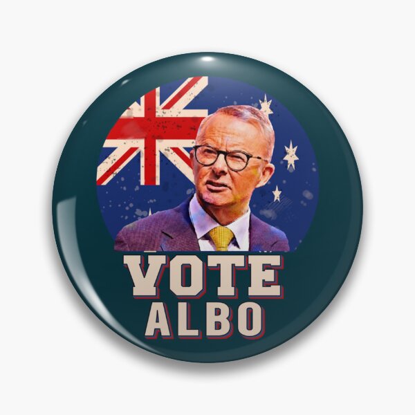 Item preview, Australian Labor Party  vote albo  Australian flag retro 2022   designed and sold by ModernWildlife.
