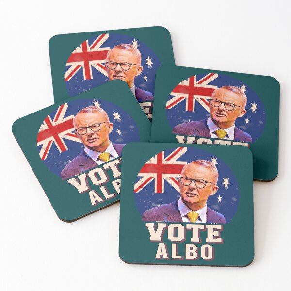 Item preview, Australian Labor Party  vote albo  Australian flag retro 2022   designed and sold by ModernWildlife.