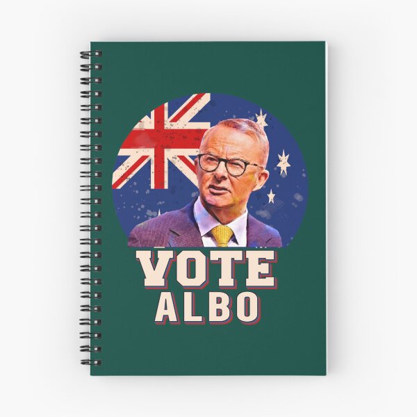 Item preview, Australian Labor Party  vote albo  Australian flag retro 2022   designed and sold by ModernWildlife.
