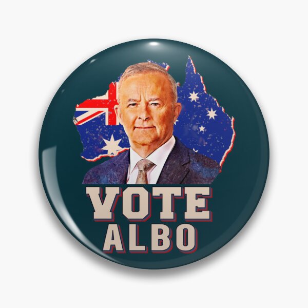 Item preview, Australian Labor Party  vote albo  Australian map retro   designed and sold by ModernWildlife.