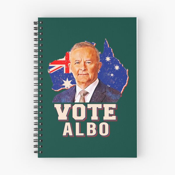 Item preview, Australian Labor Party  vote albo  Australian map retro   designed and sold by ModernWildlife.