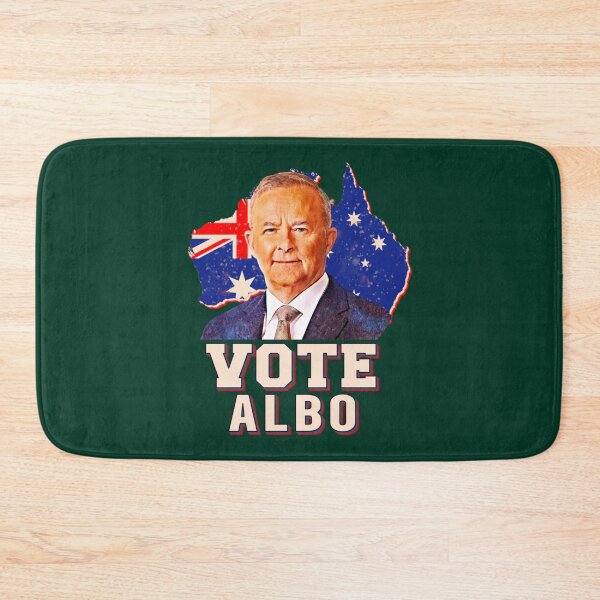 Item preview, Australian Labor Party  vote albo  Australian map retro   designed and sold by ModernWildlife.