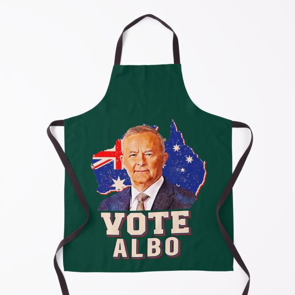 Item preview, Australian Labor Party vote albo Australian map retro designed and sold by ModernWildlife.
