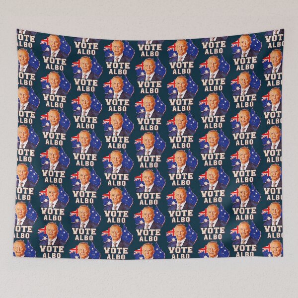 Item preview, Australian Labor Party  vote albo  Australian map retro   designed and sold by ModernWildlife.