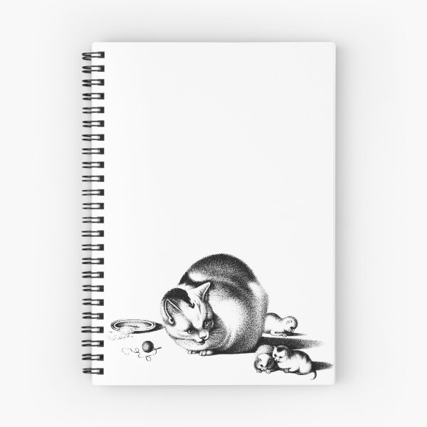 Item preview, Domestic Cat and Three Newborn Kittens: Illustration by Gottfried Mind, The Raphael of Cats 1768-1914 designed and sold by TeachUrb.
