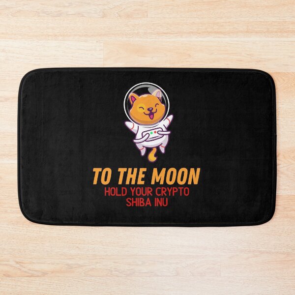Item preview, To the moon hold your Shiba Inu crypto  designed and sold by WaguinhoTex.