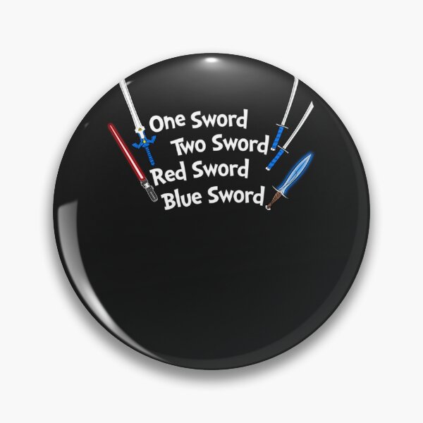 Item preview, One Sword, Two Sword, Red Sword, Blue Sword Essential T-Shirt designed and sold by kallanfvandyk.