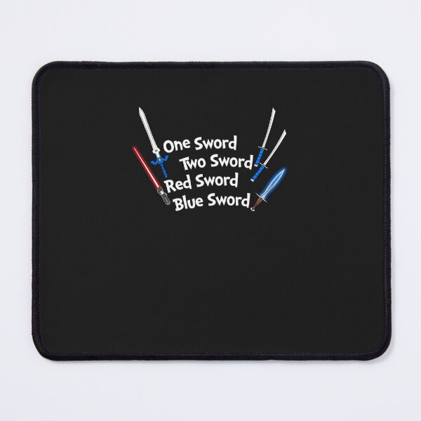 Item preview, One Sword, Two Sword, Red Sword, Blue Sword Essential T-Shirt designed and sold by kallanfvandyk.