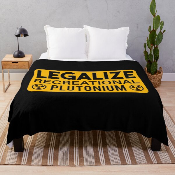Item preview, LEGALIZE RECREATIONAL PLUTONIUM RECTANGLE STICKER Sticker designed and sold by HillaryMaya.