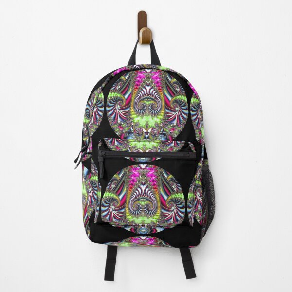 Item preview, Rainbow Stripes Round Fractal Design designed and sold by Warren Paul Harris.
