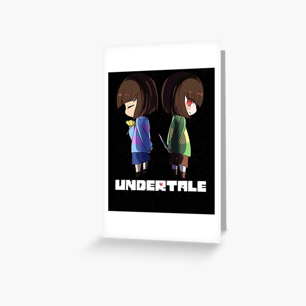 Chara, Undertale Greeting Card for Sale by probably-wicked