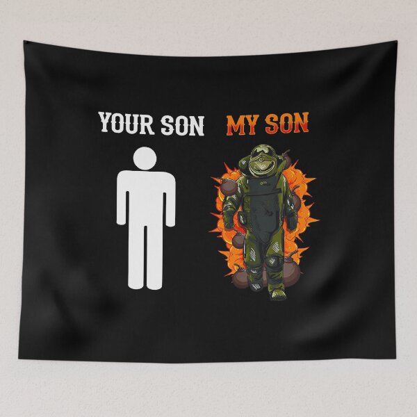 Item preview, Your Son My Son Bomb Squad EOD Military Engineer Gift Premium designed and sold by HillaryMaya.